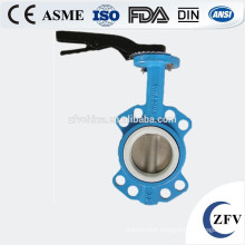 2015 hot sale! Soft sealing wafer butterfly valve